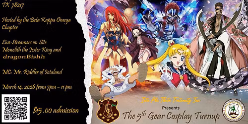 Iota 5th Gear Cosplay Turn Up