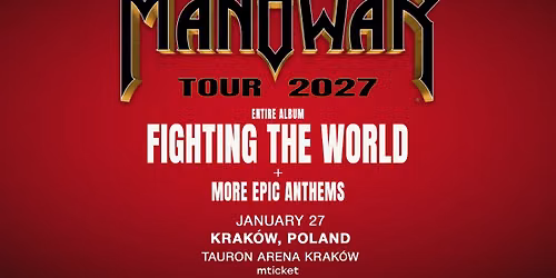 MANOWAR w Krakowie | 27.01.2027