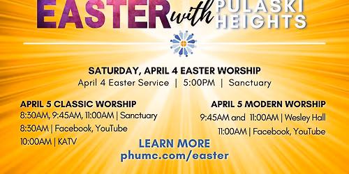 Easter Worship with PHUMC