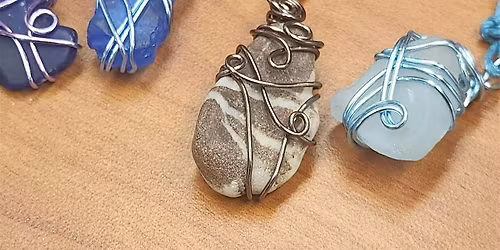 Sea Glass Wire wrapping for beginners!