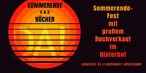 End of Summer-Fest mit gro\u00dfem Buchverkauf