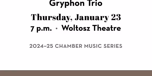 The Gryphon Trio at Kay Meek Centre