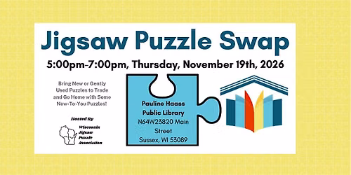 Puzzle Swap - Hosted by WI-JPA