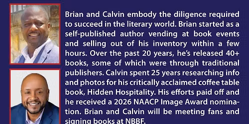 Featured Author Session w\/Brian W. Smith and Calvin Stovall Jr
