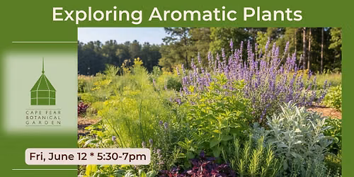 Scents & Sensibility: Exploring Aromatic Plants Seminar at the Garden