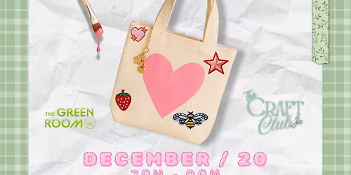 Tote Bag Workshop @ The Green Room Montclair