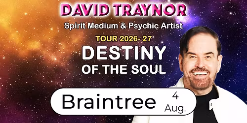 A fun evening of mediumship & psychic art in Braintree, Essex with David Traynor.