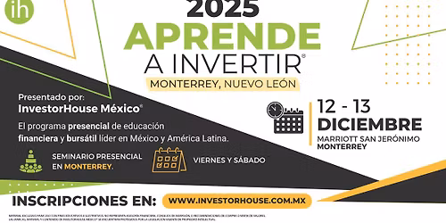 Monterrey - Curso: Aprende a Invertir en la Bolsa