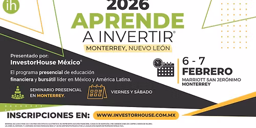Monterrey - Curso: Aprende a Invertir en la Bolsa