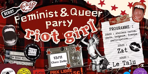 Feminist&Queer Party - Riot Grrrl edition