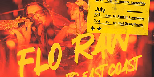 FLO-RAW Live at Tin Roof Ft Lauderdale