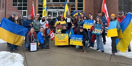 Rally in support of Ukraine in Castlegar