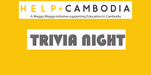 Help Cambodia Trivia night