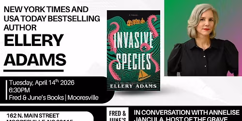Invasive Species Release with Ellery Adams In-Conversation with Meagan Church