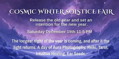 Cosmic Winter Solstice Fair | Ferndale, MI