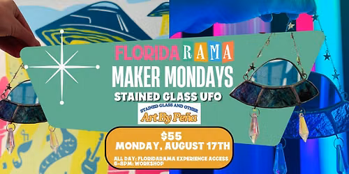 Stained Glass UFO Workshop: Maker Mondays
