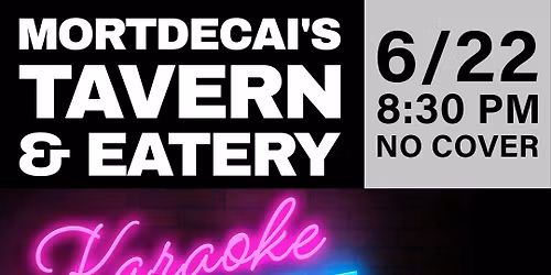 Karaoke Night at Mortdeica's with Jim & Ed Karaoke!