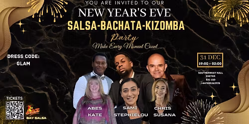 NEW YEAR'S EVE with guest teachers SAMI RODRIGUEZ and CHRIS BARNES
