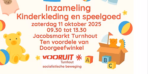 Inzameling kinderkleding en speelgoed 