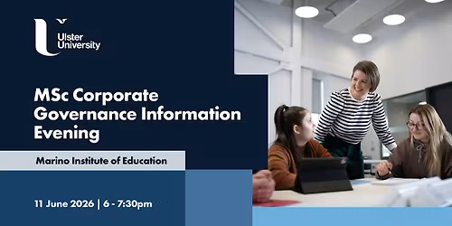 MSc Management and Corporate Governance Information Evening