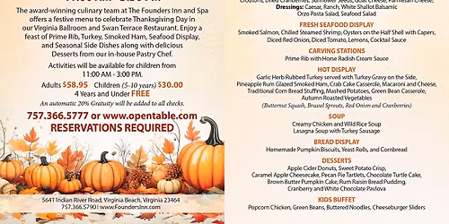 Thanksgiving Day Buffet