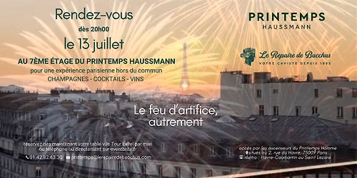 Le feu d'artifice, autrement
