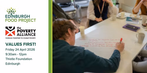 Edinburgh Food Project\/ Poverty Alliance - Values First! Training