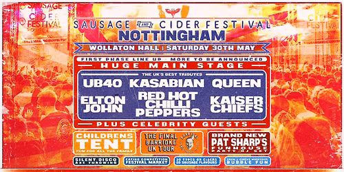 Sausage and Cider Festival - Nottingham 2026