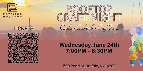 Capiz Shell Wind Chime Workshop: Rooftop Craft Night