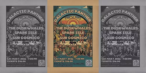 LIVE MUSIC: The Duskwhales \/\/ Sur C\u00f3smico \/\/ Spark Isle