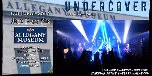 UNDERCOVER at Cultural Gala at Allegany Museum Ballroom - 11.22.2025 (6-10PM)