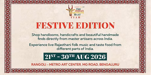The Indian Artisans Haat is Here Again at MG Road