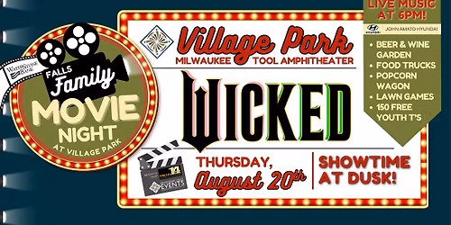 FALLS FAMILY MOVIE NIGHT | "Wicked" Presented by Waterstone Bank