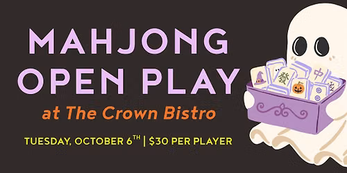 Mahjong Open Play at The Crown Bistro