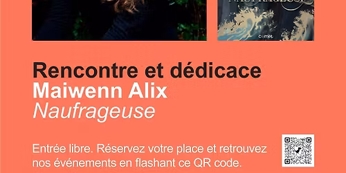Rencontre et d\u00e9dicace avec Maiwenn Alix