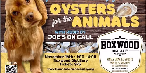 Oysters for the Animals