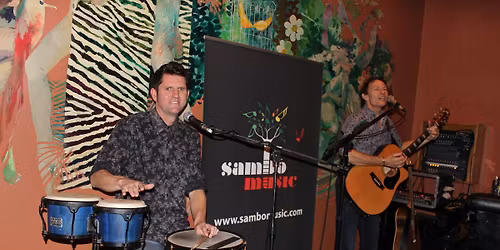 Sambo & Jimi winging it in the Birdcage 