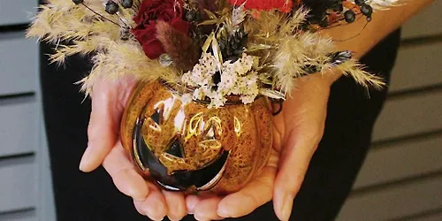 Halloween Dried Flower Arrangement Workshop