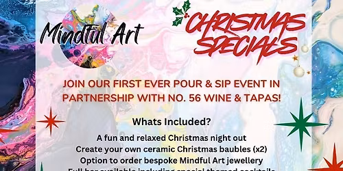 Mindful Art Pour & Sip Christmas Special 