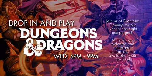 Drop in Dungeons and Dragons