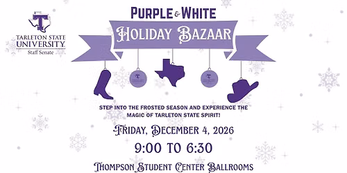 Purple and White Bazaar