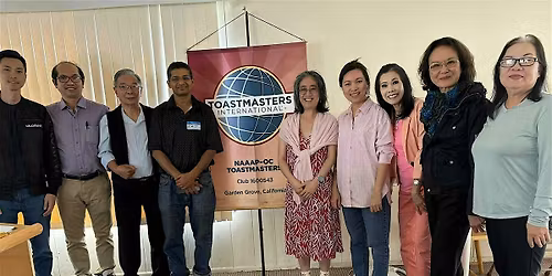 Asian American Professionals NAAAPOC Toastmasters Networking Hybrid Meeting