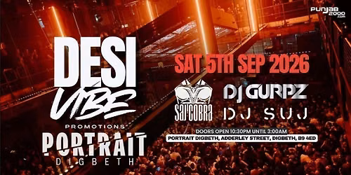 DESI VIBE - SAJ COBRA, DJ GURPZ, DJ DEE &amp; DJ SUJ LIVE