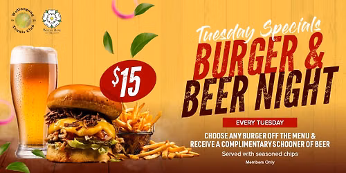 BURGER & BEER NIGHT