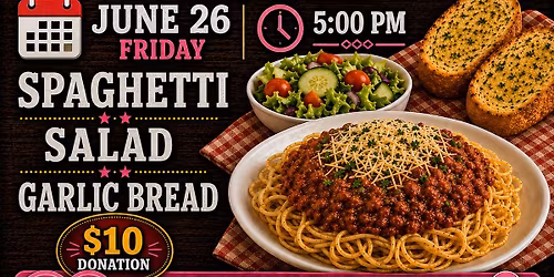 Spaghetti Dinner - proceeds for Stephanie Miller medical expenses
