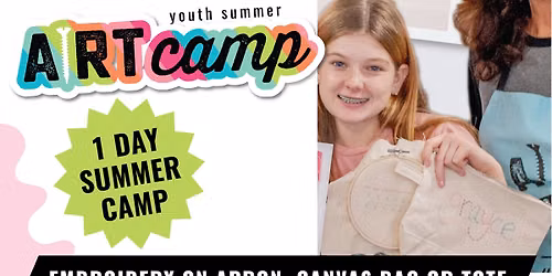 1 Day Camp - Embroidery On Canvas Mini Bag | AR Workshop