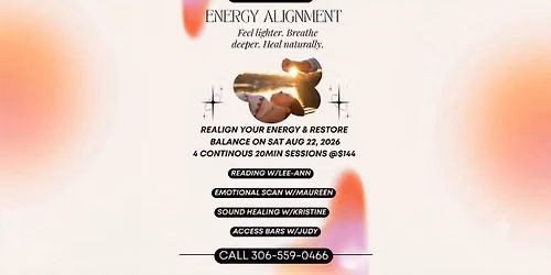 New Date\u2014Realign Your Energy & Restore Balance 