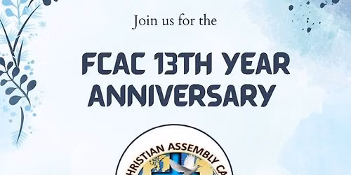 FCAC 13th Year Anniversary