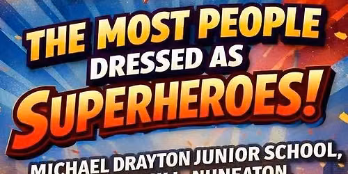 THE MOST PEOPLE DRESSED AS SUPERHEROS