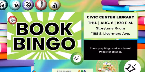 Book Bingo for All Ages at Civic Center Library